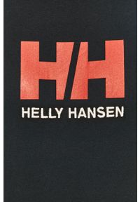 Helly Hansen t-shirt HH LOGO T-SHIRT 33979. Okazja: na co dzień. Kolor: niebieski. Materiał: dzianina. Wzór: aplikacja. Styl: casual #4