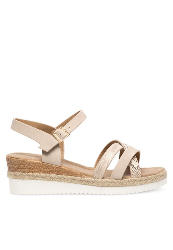 Clara Barson Espadryle WYL0510-04 Beżowy. Kolor: beżowy. Materiał: syntetyk