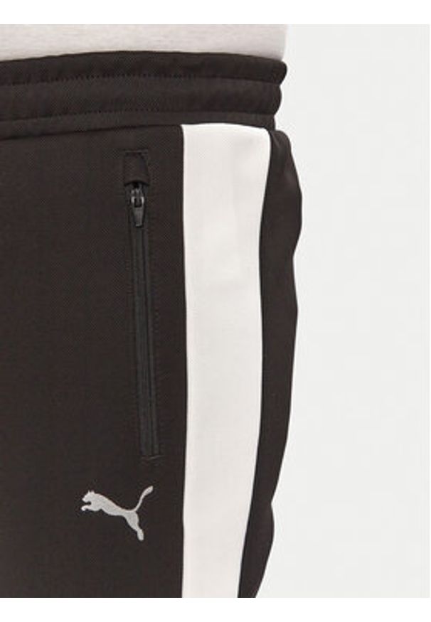 Puma Spodnie dresowe T7 Always On 629588 Czarny Regular Fit. Kolor: czarny. Materiał: bawełna, syntetyk