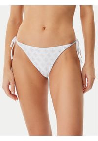 Guess Dół od bikini E5GO11 MC040 Biały. Kolor: biały. Materiał: syntetyk