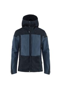 Fjällräven - Kurtka outdoorowa męska Fjallraven Keb Jacket. Kolor: wielokolorowy, niebieski, czarny