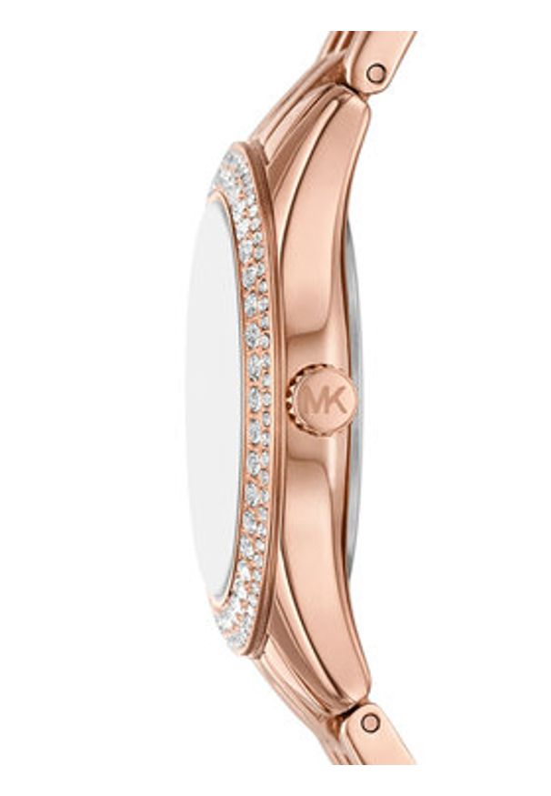 Michael Kors Zegarek Harlowe MK4845 Różowe złoto. Kolor: wielokolorowy, różowy, złoty