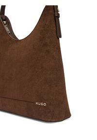 Hugo - HUGO Torebka Yorih 50574542 Brązowy. Kolor: brązowy. Materiał: skórzane, zamszowe #5