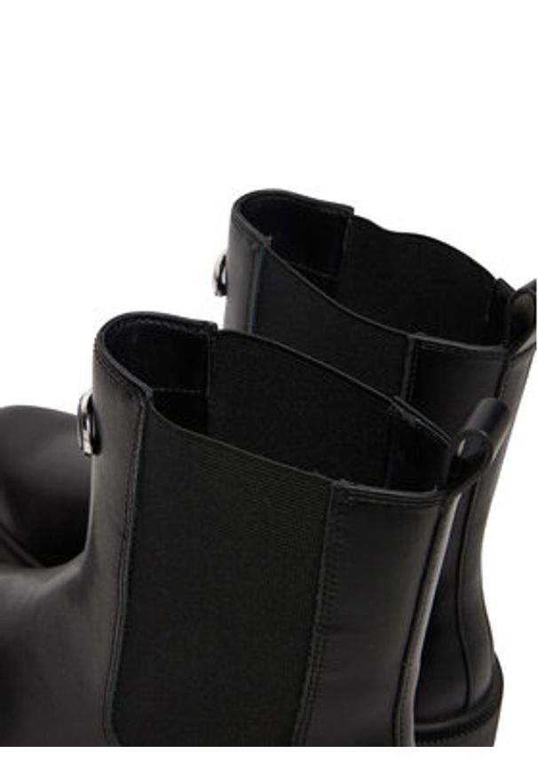 Liu Jo Sztyblety London 02 SF5027 P0102 Czarny. Kolor: czarny. Materiał: skóra