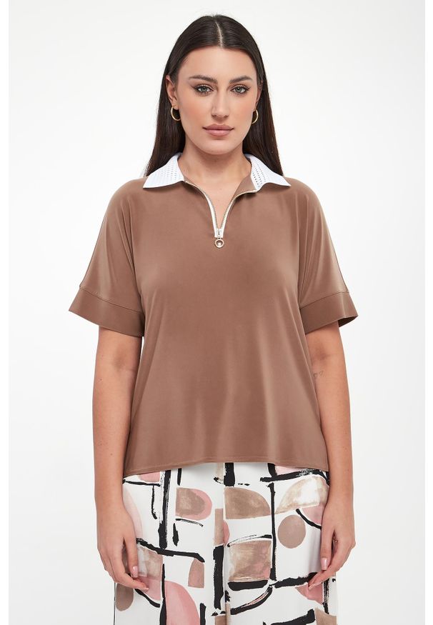 Joseph Ribkoff - Bluzka damska polo JOSEPH RIBKOFF. Typ kołnierza: polo