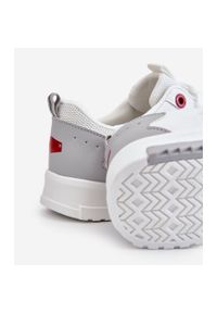 Damskie Niskie Sneakersy Cross Jeans LL2R4011C Białe. Zapięcie: sznurówki. Kolor: biały. Materiał: materiał, skóra ekologiczna. Obcas: na platformie #11