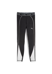 Legginsy Puma Fit Train Strong 78 Tight, Kobiety. Kolor: czarny. Wzór: kolorowy. Sport: fitness #1