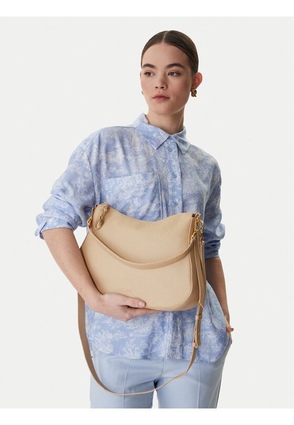 Coccinelle Torebka U45 Coccinellenory E1 U45 13 01 01 Beżowy. Kolor: beżowy. Materiał: skórzane