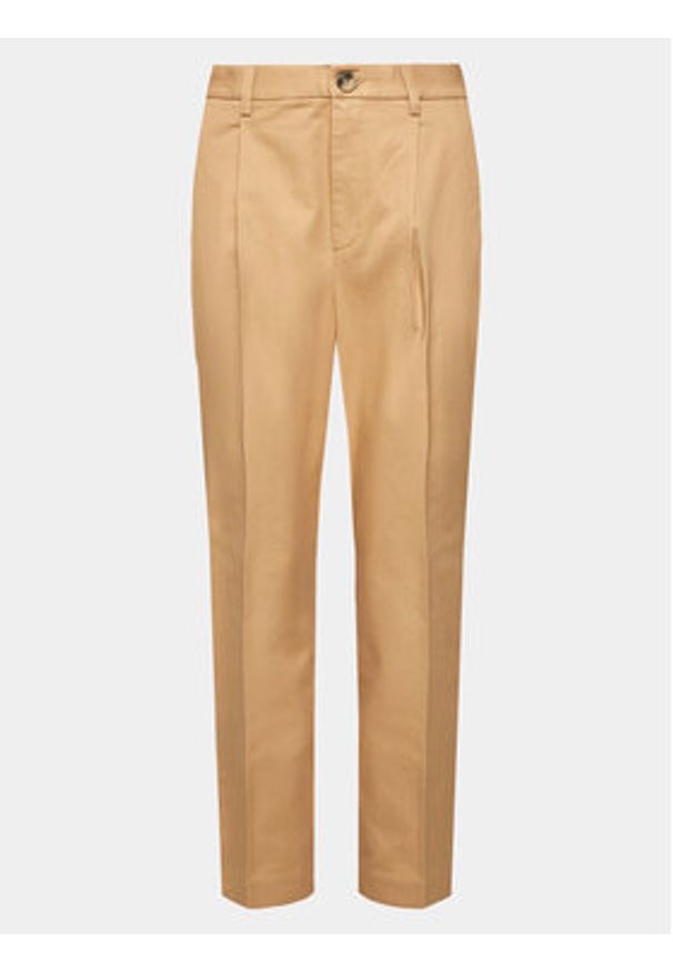 Ted Baker Spodnie materiałowe Maryiah 271688 Beżowy Regular Fit. Kolor: beżowy. Materiał: bawełna