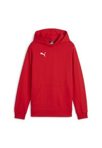 Bluza sportowa chłopięca Puma B23600. Typ kołnierza: kaptur. Kolor: czerwony, wielokolorowy, biały. Sport: piłka nożna #1