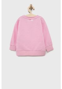 Fila bluza dziecięca kolor różowy z nadrukiem. Okazja: na co dzień. Kolor: różowy. Materiał: bawełna, dzianina. Wzór: nadruk. Styl: casual #3