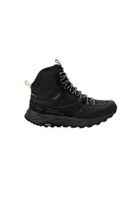 Buty trekkingowe męskie Jack Wolfskin Terraquest Texapore Mid. Wysokość cholewki: za kostkę. Zapięcie: sznurówki. Kolor: czarny. Materiał: syntetyk, tkanina, materiał. Szerokość cholewki: normalna. Sport: turystyka piesza