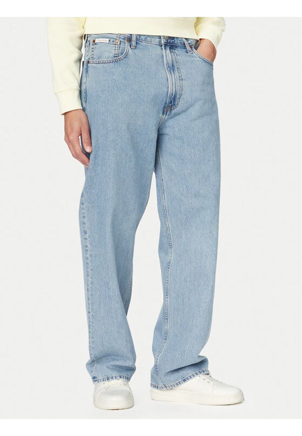 Calvin Klein Jeans Jeansy LV04RF953G Niebieski jasny Baggy Fit. Kolor: niebieski