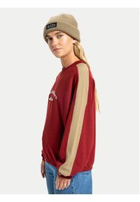 Quiksilver Bluza Mercury Block EQWFT03202 Czerwony Boxy Fit. Kolor: czerwony. Materiał: bawełna #7