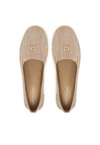 TOMMY HILFIGER - Tommy Hilfiger Espadryle Chambray Espadrille FW0FW08539 Beżowy. Kolor: beżowy. Materiał: materiał #4