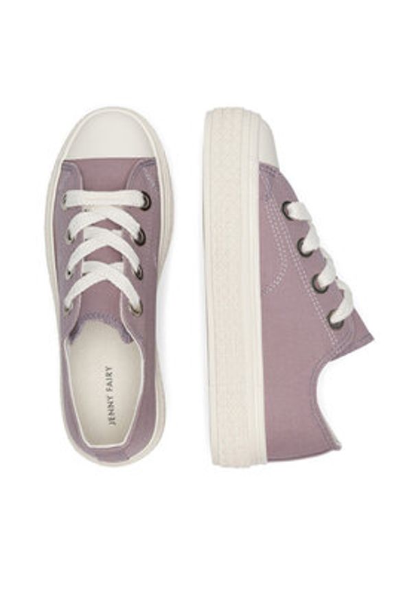 Jenny Fairy Trampki WFA2916-1 Fioletowy. Kolor: fioletowy. Materiał: materiał