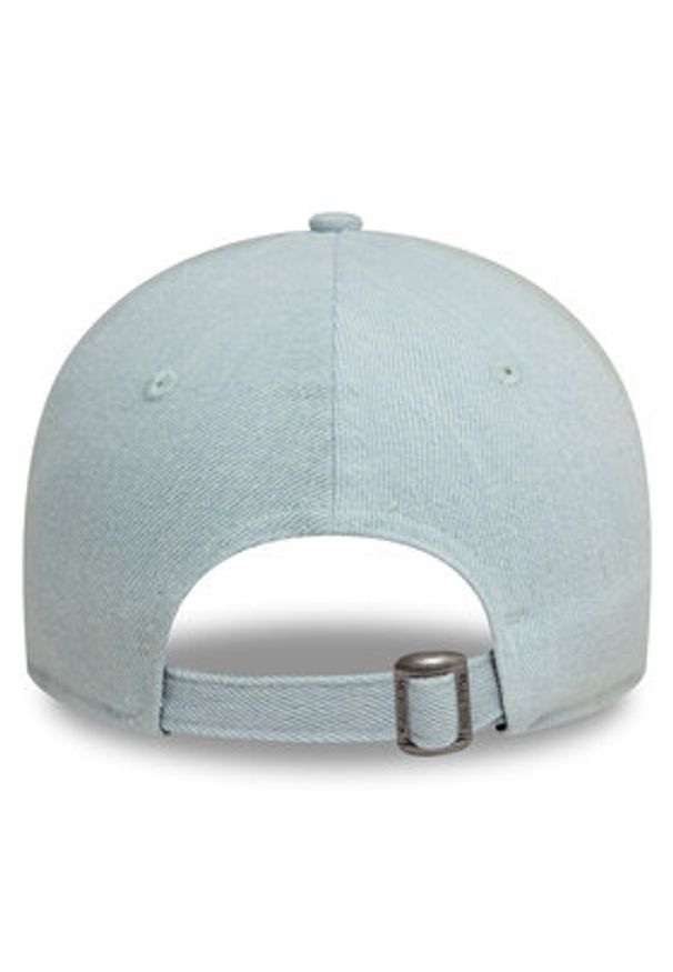 New Era Czapka z daszkiem New York Yankees Denim Icon 9Forty 60595356 Błękitny. Kolor: niebieski. Materiał: bawełna, materiał