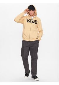 Vans Bluza Mn Vans Classic Zip Hoodie Ii VN0A456C Beżowy Classic Fit. Kolor: beżowy. Materiał: bawełna #2