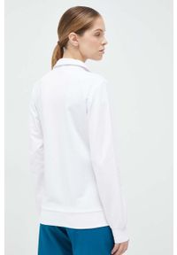 CMP bluza damska kolor biały gładka. Kolor: biały. Materiał: dzianina. Wzór: gładki #5