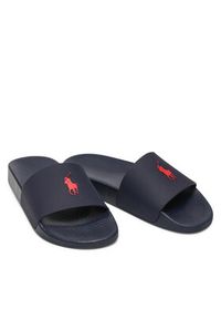 Polo Ralph Lauren Klapki Polo Slide 809852071002 Granatowy. Kolor: niebieski