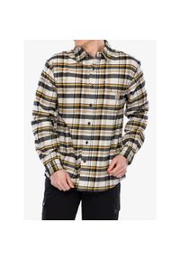 Koszula męska Carhartt Flannel L/S Plaid Shirt. Kolor: beżowy