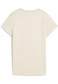 Puma - Damska koszulka ESS ELEVATED PUMA No Dye Color Mix. Wzór: aplikacja, haft