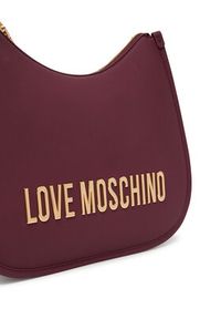 Love Moschino - LOVE MOSCHINO Torebka JC4021PP1NKD0552 Bordowy. Kolor: czerwony. Materiał: skórzane