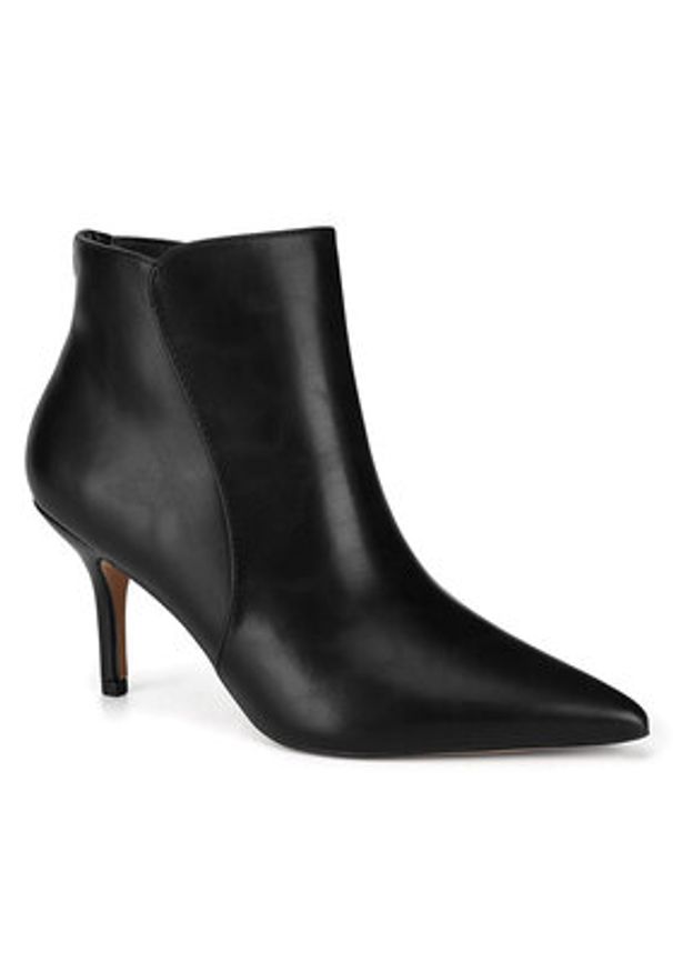 Nine West Botki WFA2784-1 Czarny. Kolor: czarny. Materiał: materiał