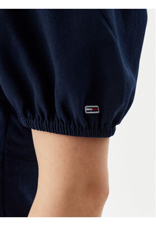 Tommy Jeans Sukienka letnia DW0DW20337 Granatowy Regular Fit. Kolor: niebieski. Materiał: syntetyk. Sezon: lato