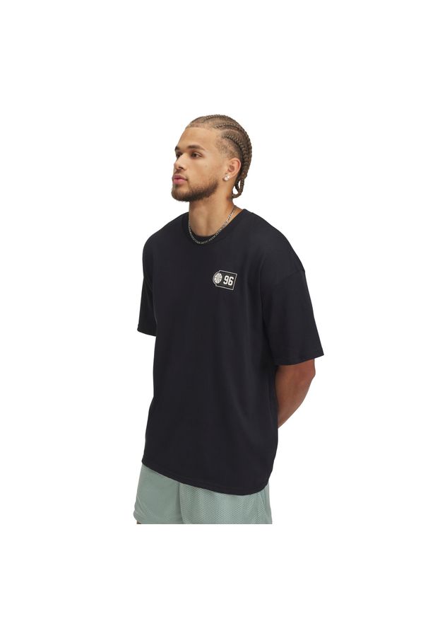 Koszulka Under Armour Heavyweight Hoops Courtside. Kolor: czarny, niebieski, wielokolorowy. Sport: koszykówka