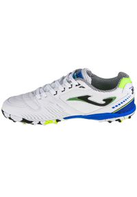 Buty piłkarskie męskie Joma Dribling. Zapięcie: sznurówki. Kolor: biały. Materiał: materiał. Szerokość cholewki: normalna. Sport: piłka nożna
