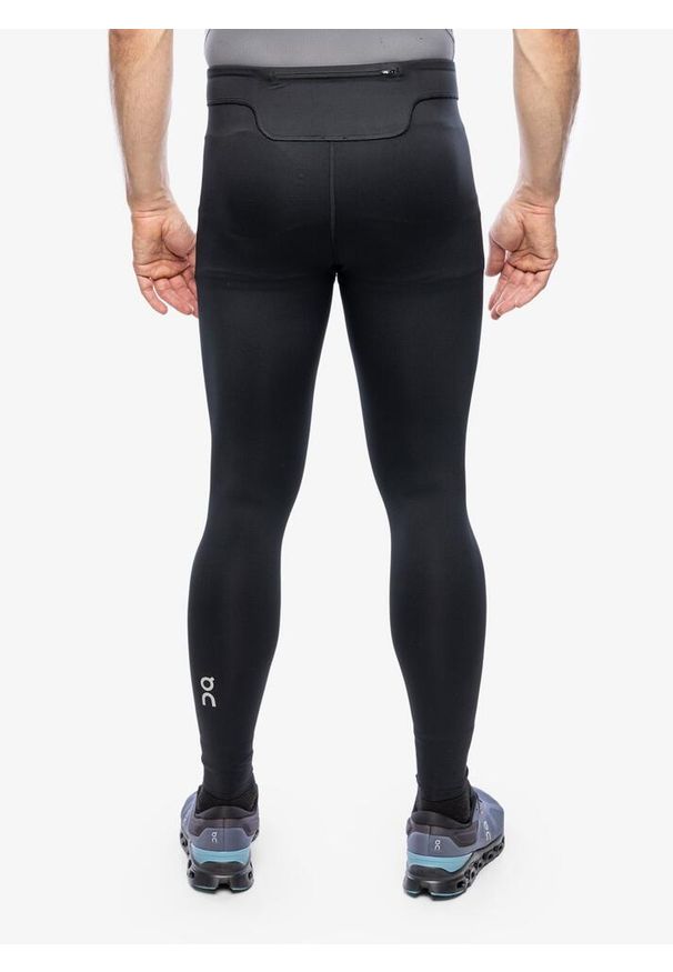 Legginsy do biegania męskie On Running Core Tights. Kolor: czarny. Sport: bieganie
