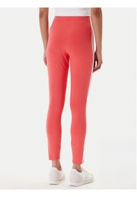 Adidas - adidas Legginsy Essentials 3-Stripes KE4389 Koralowy Slim Fit. Kolor: pomarańczowy. Materiał: bawełna #4