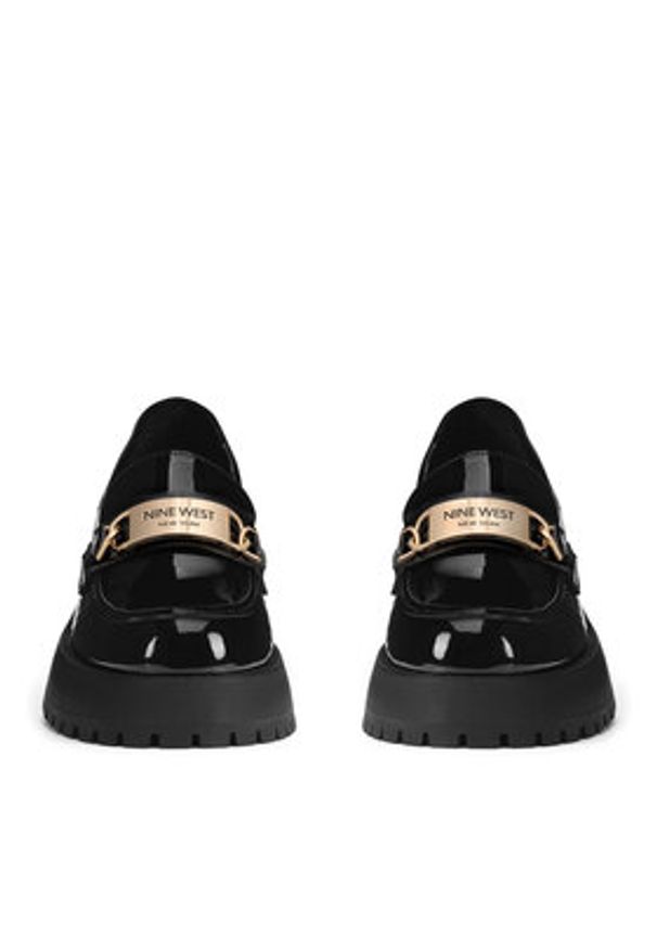 Nine West Loafersy WFA2998-1 Czarny. Kolor: czarny. Materiał: skóra
