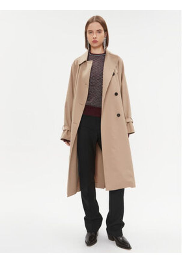 Pinko Spodnie materiałowe Persempre 102204 A18F Czarny Regular Fit. Kolor: czarny. Materiał: materiał, syntetyk