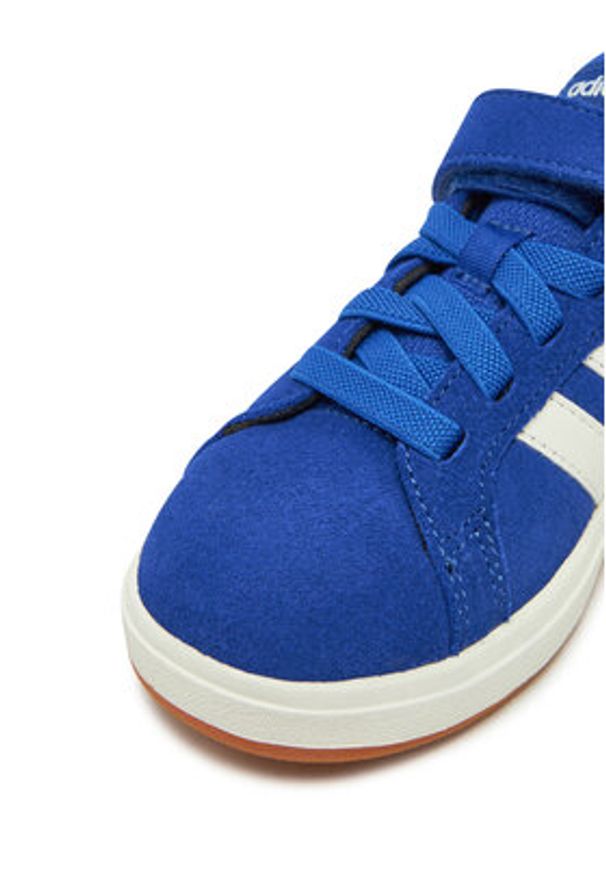 Adidas - adidas Sneakersy Grand Court 00s JH6180 Granatowy. Kolor: niebieski. Materiał: skóra, zamsz