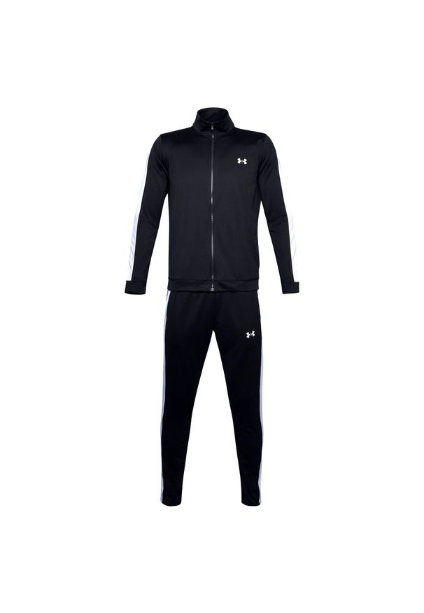 Under Armour - Męski Dres Z Dzianiny Rival. Kolor: czarny. Materiał: dresówka, dzianina