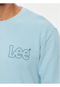 Lee Bluza Wobbly 112349357 Błękitny Regular Fit. Kolor: niebieski. Materiał: bawełna