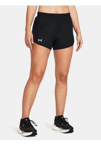 Under Armour - Spodenki fitness damskie UNDER ARMOUR Fly-By 3" Shorts. Kolor: czarny. Sport: fitness