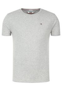 Tommy Jeans T-Shirt DM0DM04411 Szary Slim Fit. Kolor: szary. Materiał: bawełna #4