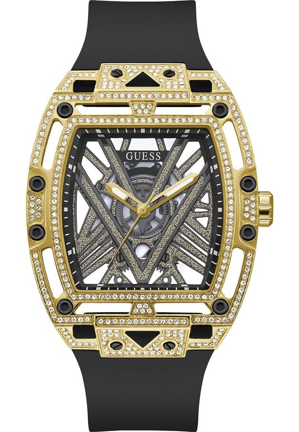 Zegarek Guess Zegarek męski Guess GW0564G1 czarny. Kolor: czarny