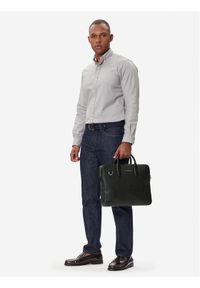 TOMMY HILFIGER - Tommy Hilfiger Torba na laptopa Th Business Leather Computer Bag AM0AM13642 Czarny. Kolor: czarny. Materiał: skóra #1