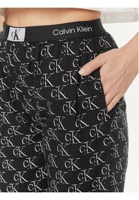 Calvin Klein Underwear Spodnie piżamowe 000QS6973E Czarny Regular Fit. Kolor: czarny. Materiał: bawełna