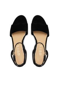 Guess Espadryle FLJLY2 SUE04 Czarny. Kolor: czarny. Materiał: skóra, zamsz #4