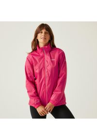 Regatta - Kurtka trekkingowa damska Corinne IV przeciwdeszczowa. Kolor: różowy. Sport: turystyka piesza #1