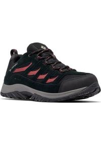 columbia - Buty trekkingowe męskie Columbia Męskie Crestwood Waterproof. Kolor: czarny, wielokolorowy. Materiał: materiał, syntetyk, zamsz. Szerokość cholewki: normalna. Sport: turystyka piesza