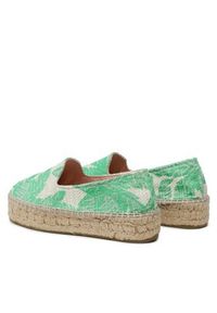 Manebi Espadryle Cotton Jaquard Double Sole Espadrilles G 4.8 D0 Zielony. Kolor: zielony. Materiał: materiał #3