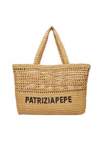 Torebka Patrizia Pepe. Kolor: beżowy