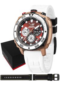 Zegarek męski Vostok Europe VK67-650E724SW biały. Kolor: biały #1