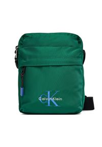 Calvin Klein Saszetka Bold Reporter LV04D3421G Zielony. Kolor: zielony. Materiał: materiał #1